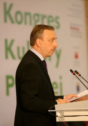 Zdrojewski podsumował pierwszą sesję Kongresu Kultury Polskiej